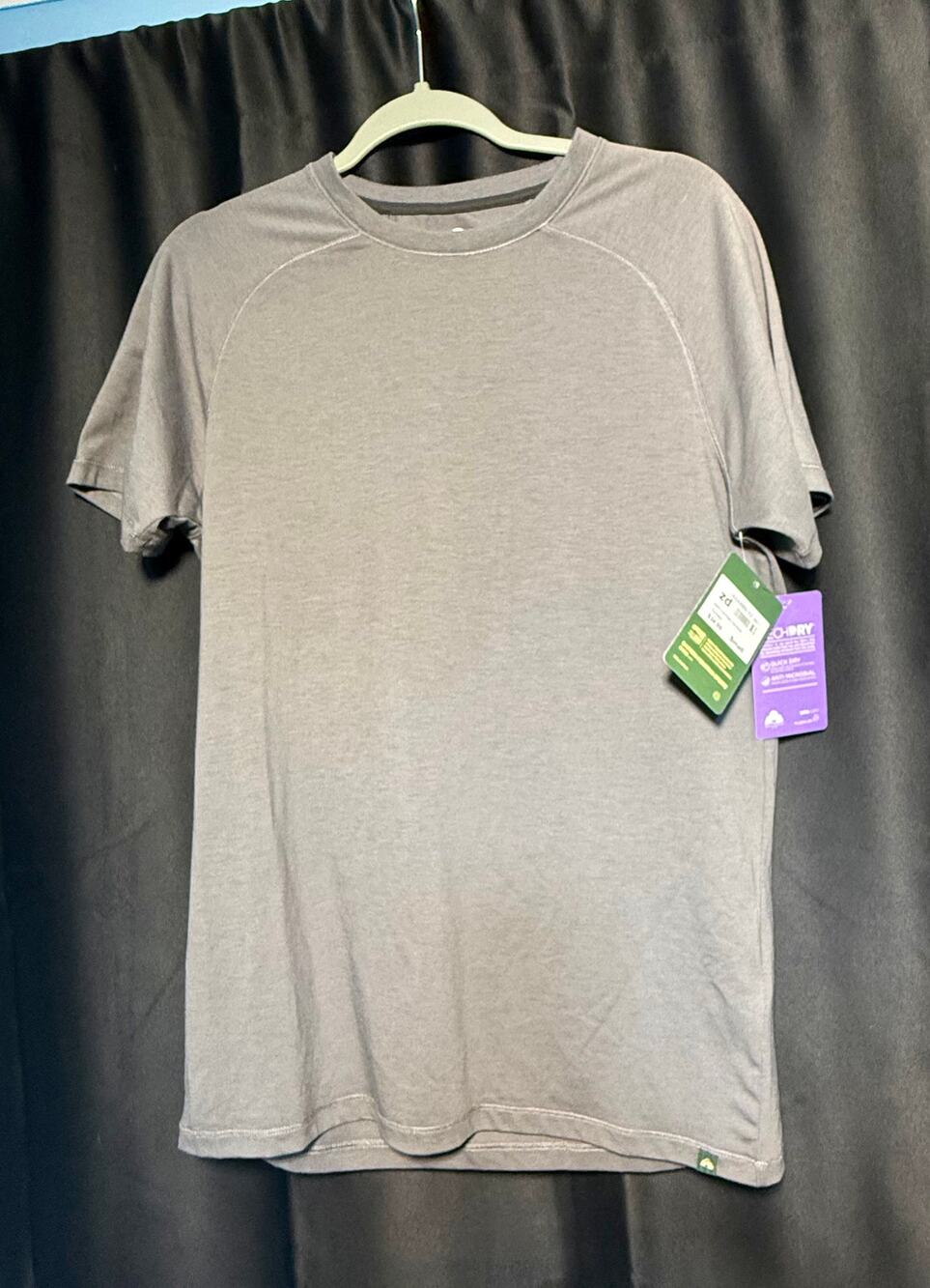 Eastern Mountain Sports EMS Vital Peak TechDry Tee Womens Small Gray NWT